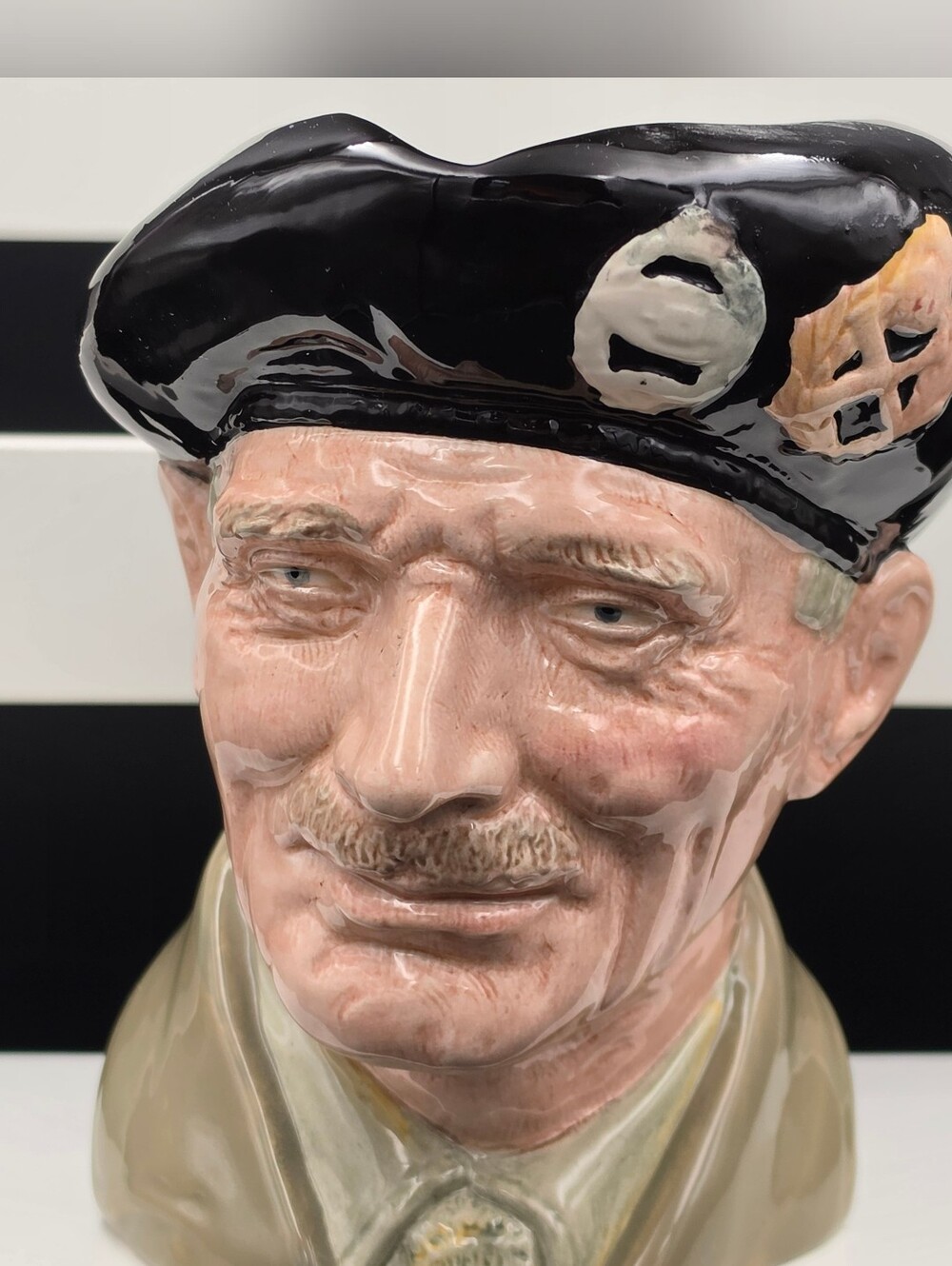 Vintage 1949 Royal Doulton Monty General Montgomery Character Toby Jug Large D62
